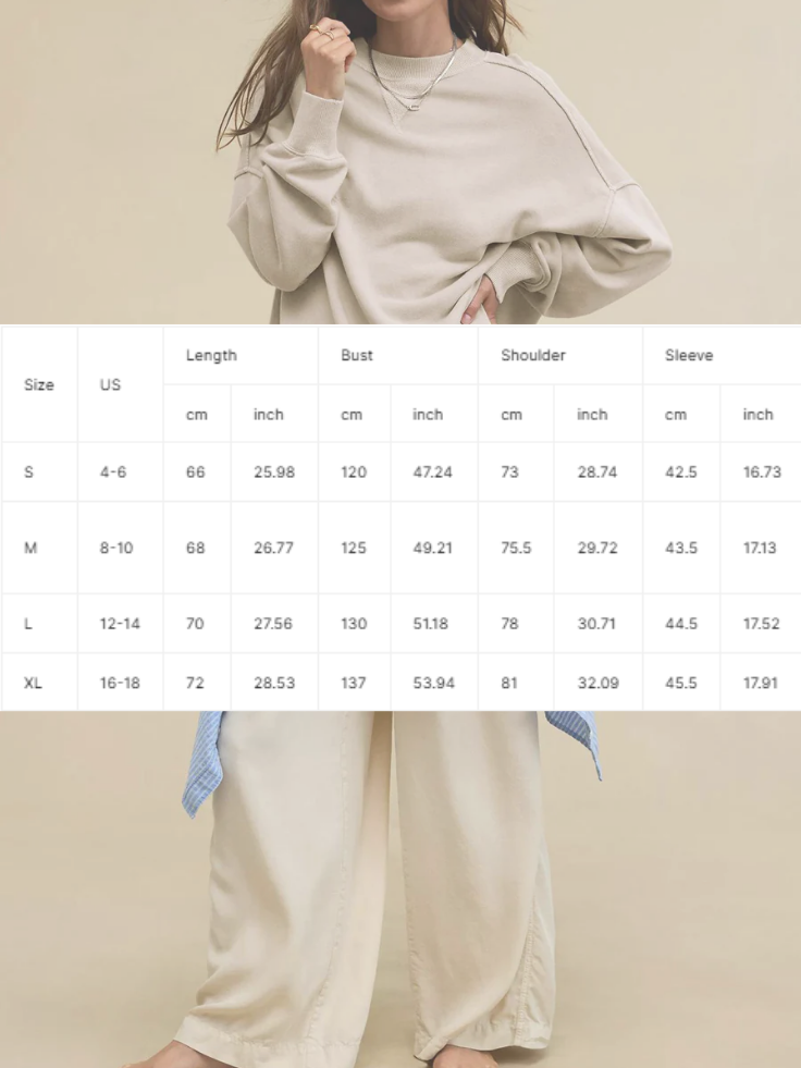 NTG Fad Hoodies & Sweatshirts Loose Casual Round Neck Women Sweatshirt