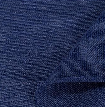 NTG Fad Navy Blue Xintianji Knitted 100 Hemp Fabric