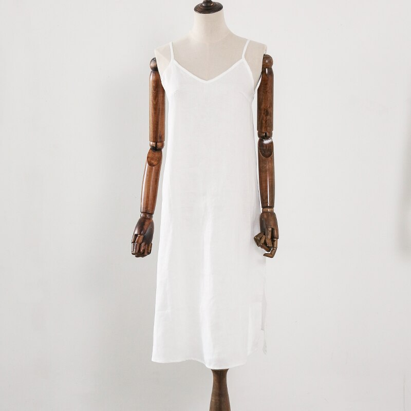 NTG 2022 S / White Sexy Spaghetti Strap Dress
