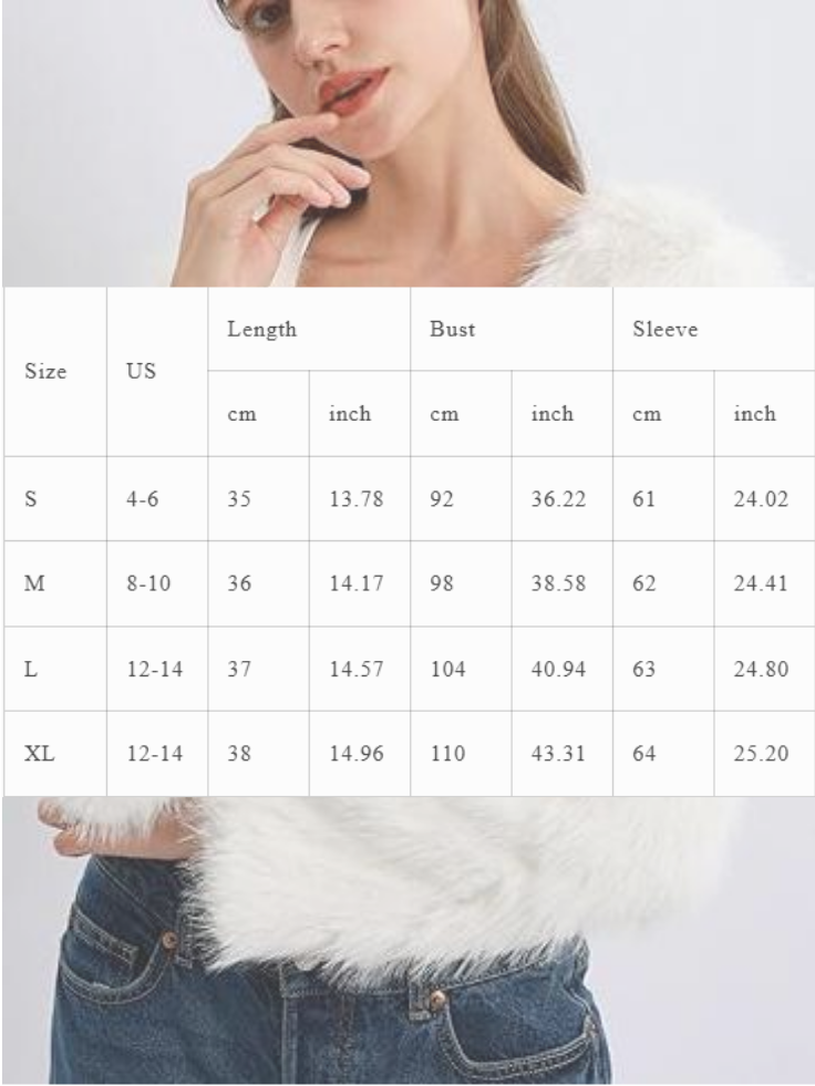 Women's Faux Fur Cropped Jacket