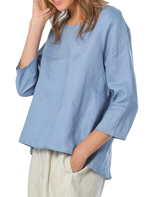 100% Linen Oversized T-Shirt