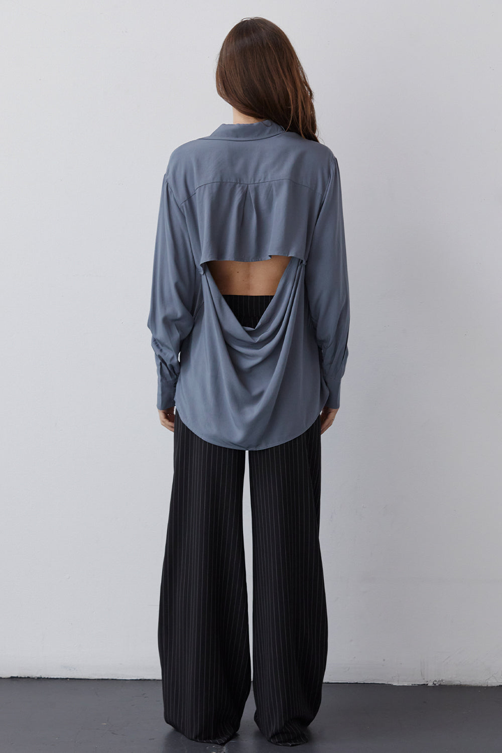 mysite Shirts & Tops Sianna Open Back Shirt