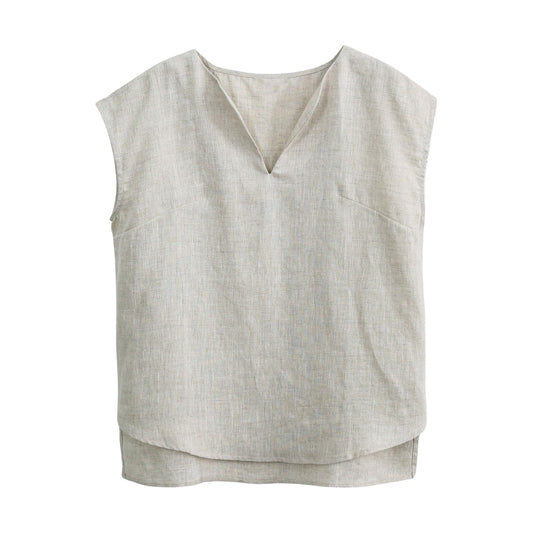 NTG Fad 100% Linen Short Sleeve Top