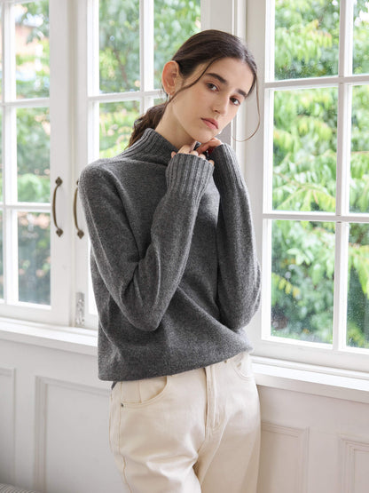 NTG Fad 100% Wool Turtleneck  Sweater