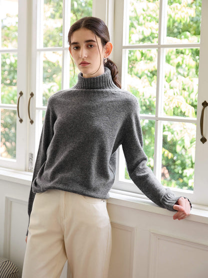 NTG Fad 100% Wool Turtleneck  Sweater