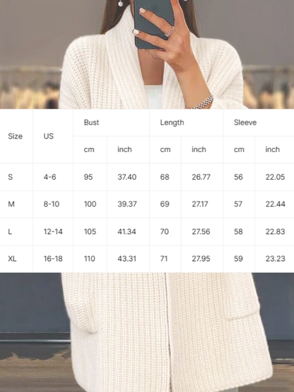 NTG Fad Autumn and Winter Thickened V-neck Loose Sweater Cardigan Jacket