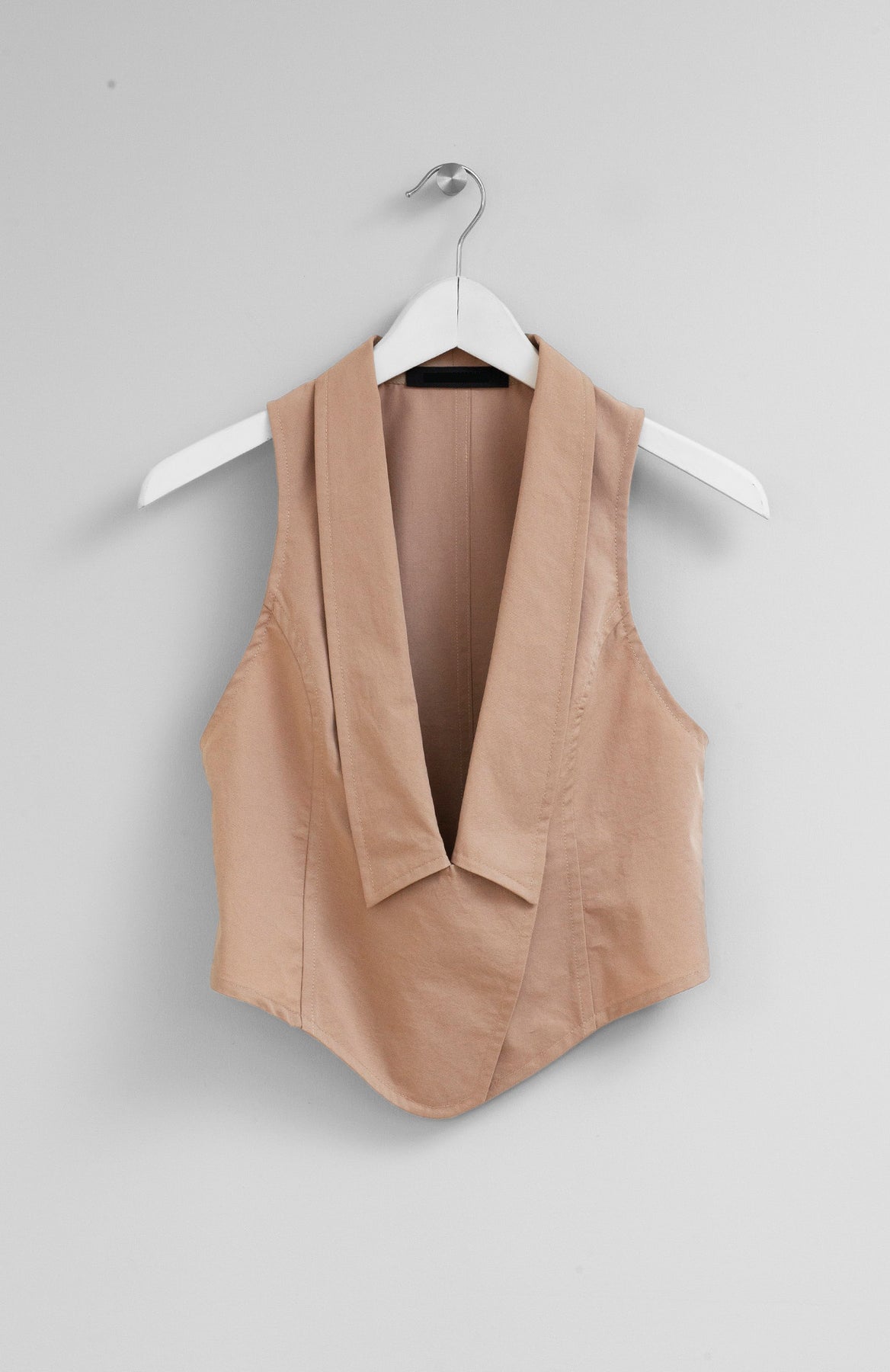 NTG Fad Beige / S Double Breasted Vest (HAND MADE)