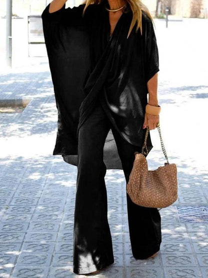 NTG Fad Black / S Fashion Women's Cotton Linen Suit