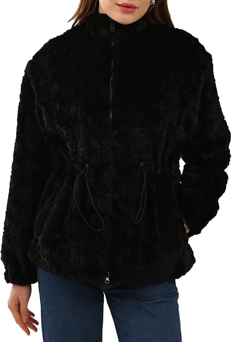 NTG Fad Black / S Women's Faux Fur Coat