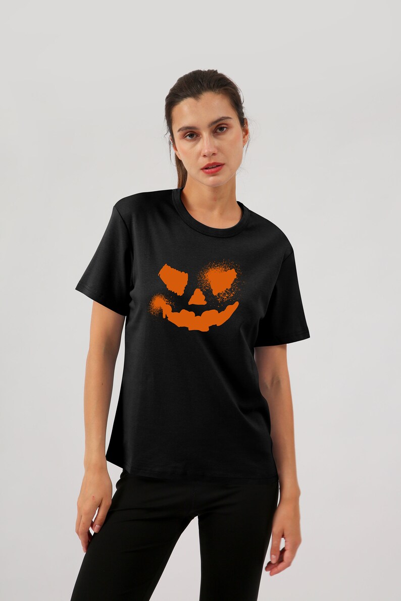 NTG Fad Black- short sleeve / S US letter Western Halloween Sweatshirt for Women