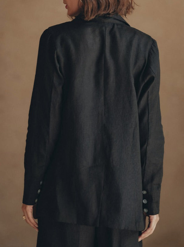 NTG Fad Blazers & Jackets Linen Blazer-（Hand Made）