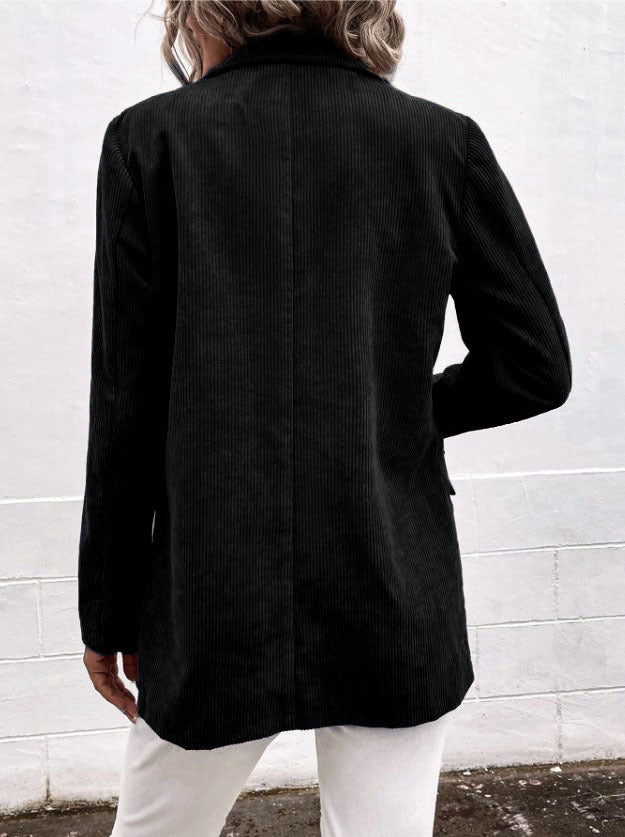 NTG Fad Blazers & Jackets Long Sleeve Solid Color Top Blazer