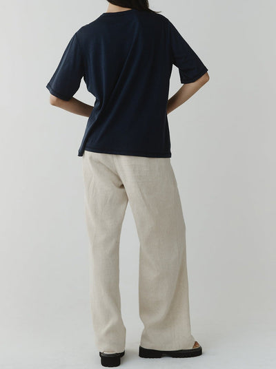 NTG Fad Clothing Cotton linen suit vest and trousers set-(Hand Make)