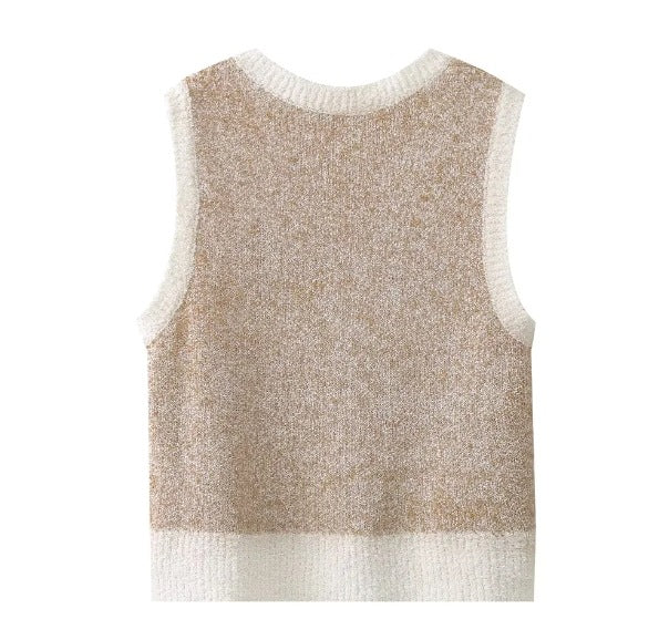 NTG Fad Clothing Knitted embroidered woolen vest