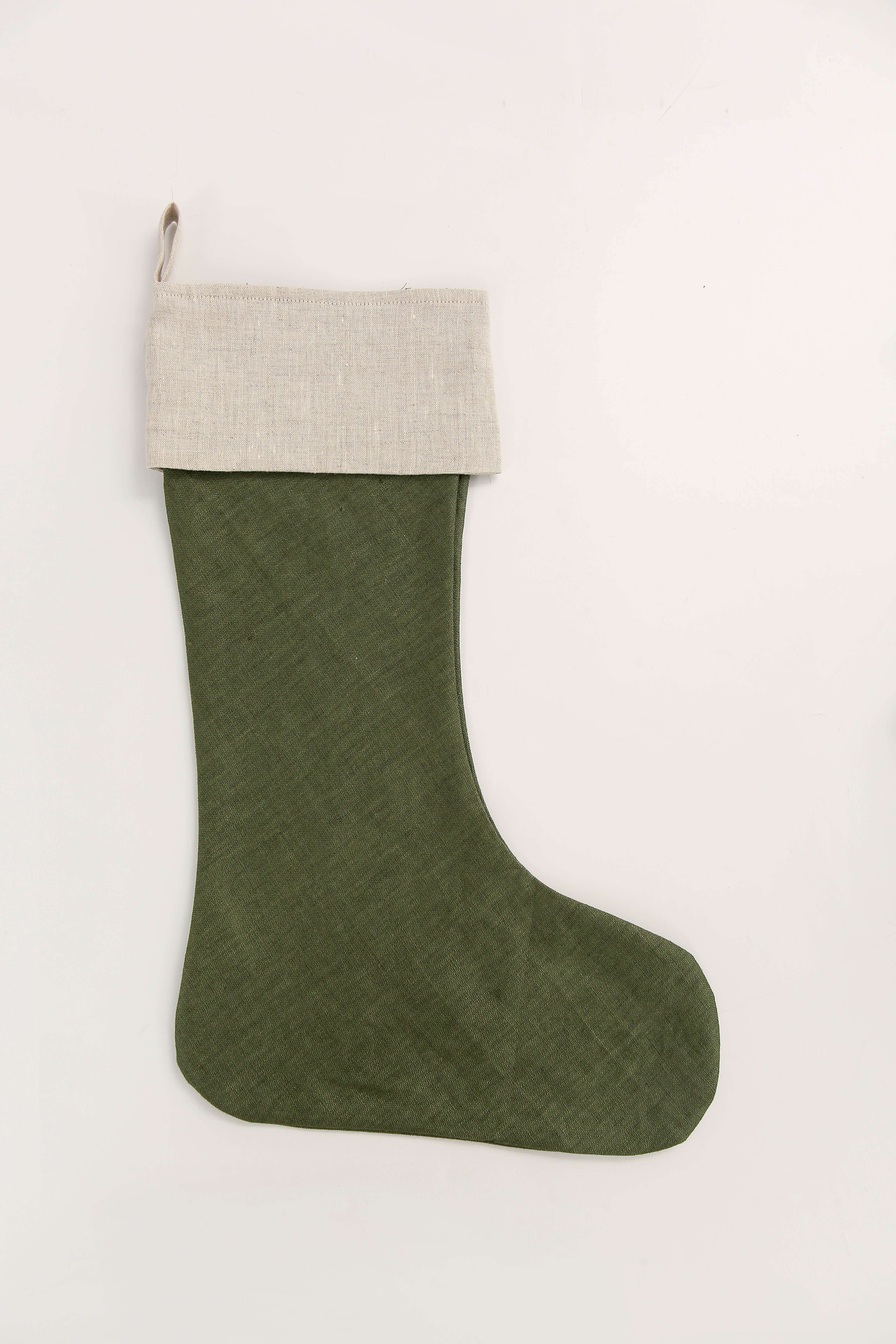 NTG Fad Clothing Pure Linen Color Block Christmas Socks Decorative Socks