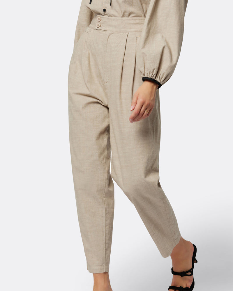 NTG Fad Comfortable cotton and linen cropped pants-(Hand Make)