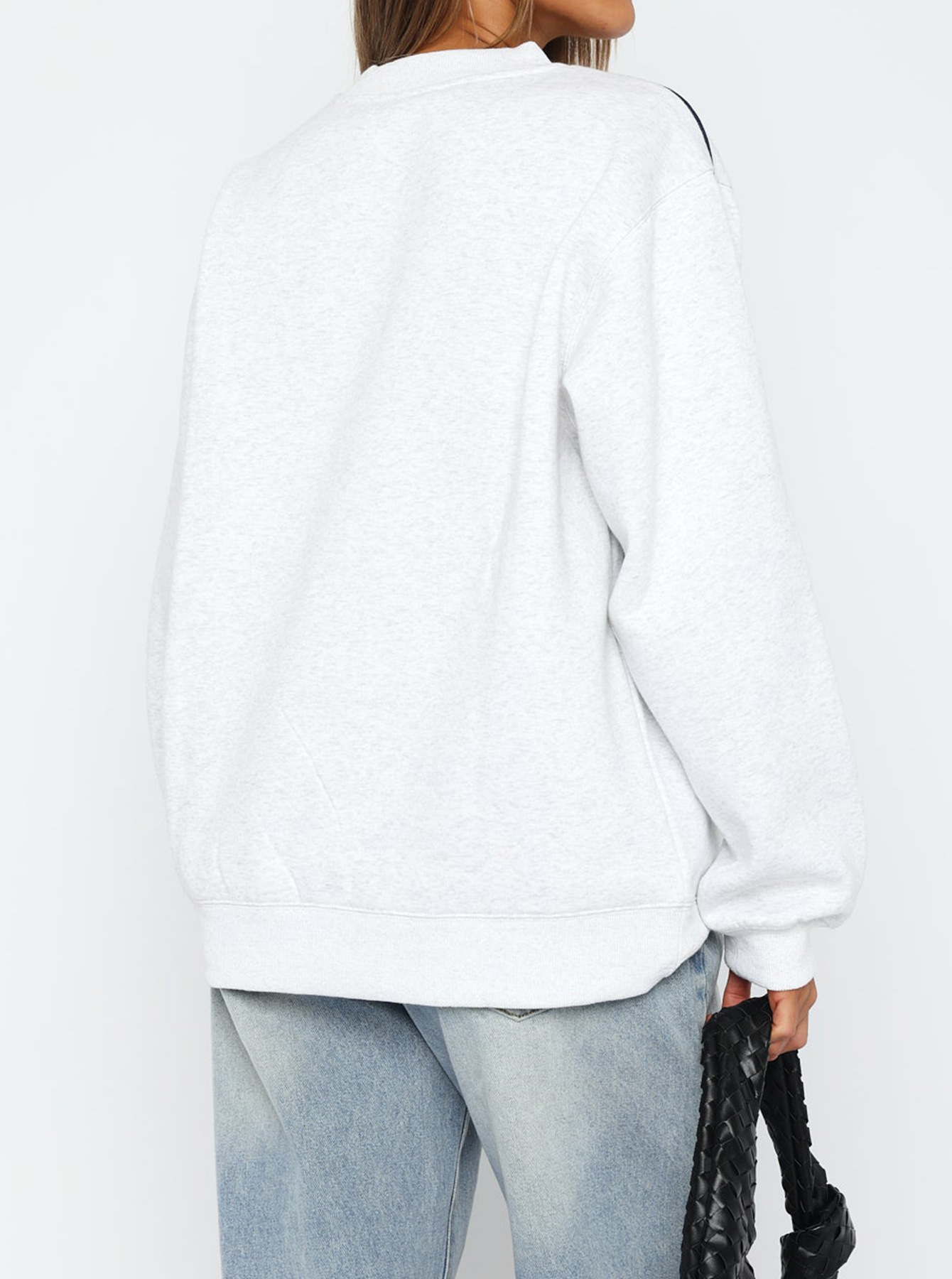 NTG Fad Contrast Loose Casual Sweatshirt