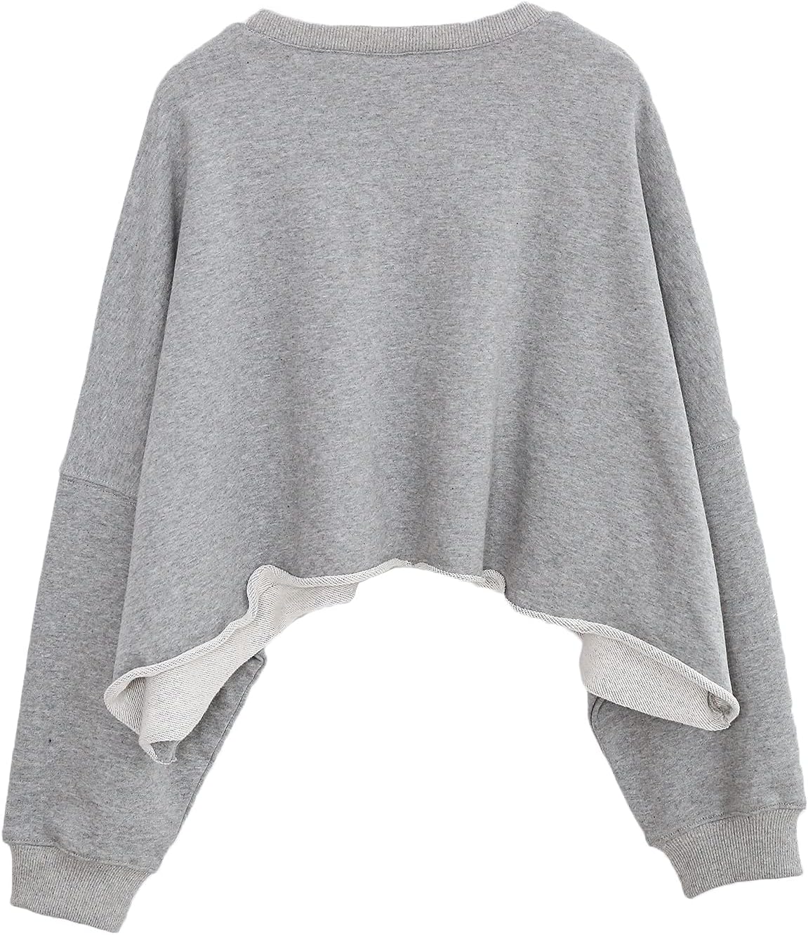 NTG Fad Cropped Hoodie Pullover Crewneck Crop Tops Oversize Fit