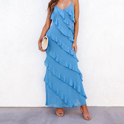 NTG Fad Dress Blue / S Elegant Maxi Dress