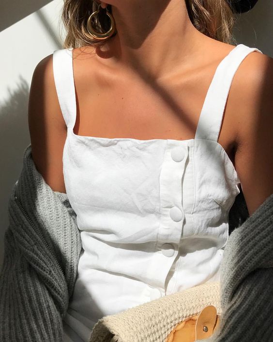 NTG Fad Dress Cotton linen slim button sundress-（Hand Made）