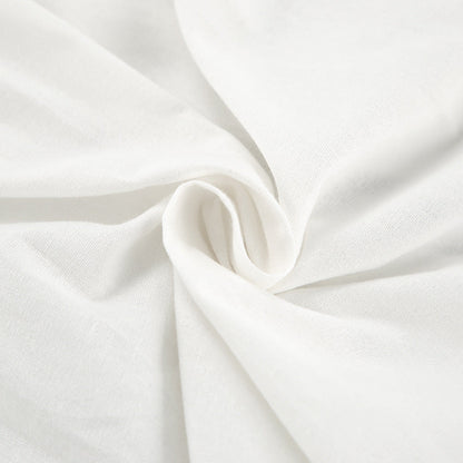 NTG Fad Dress Cotton linen V-neck ruffled two-piece set