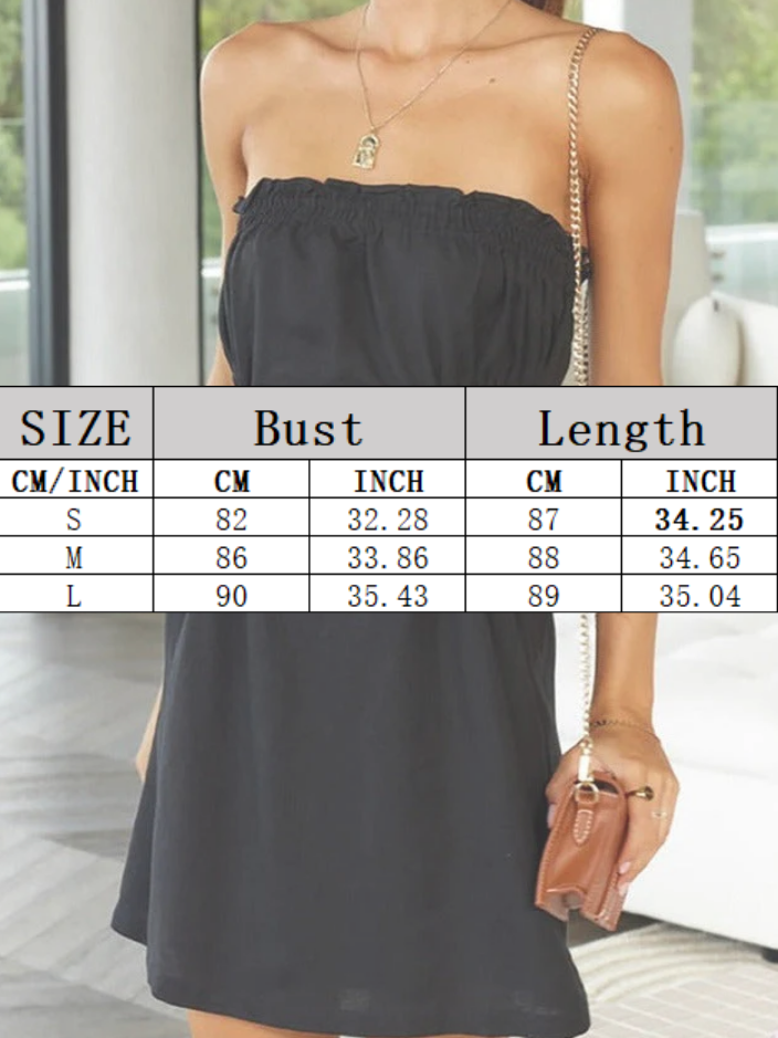 NTG Fad DRESS Hollow Sexy Temperament Design Tube Top Dress-（Hand Made）