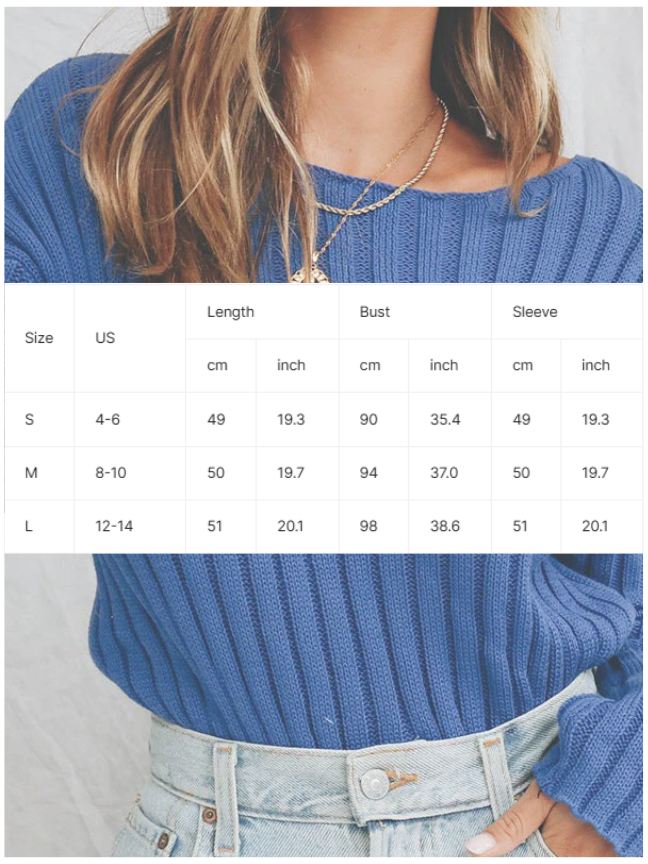 NTG Fad DRESS Knitted Ribbed Slim Round Neck Long Sleeve Sweater