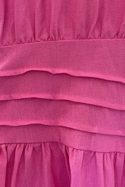 NTG Fad DRESS Long Sleeve Barbie Pink Mini Dress