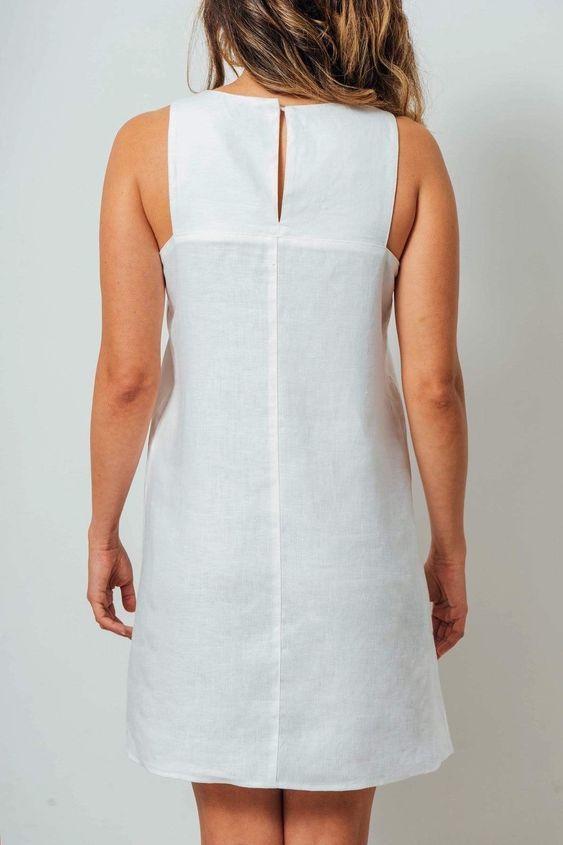 NTG Fad Dress Patchwork linen and cotton dress-（Hand Made）