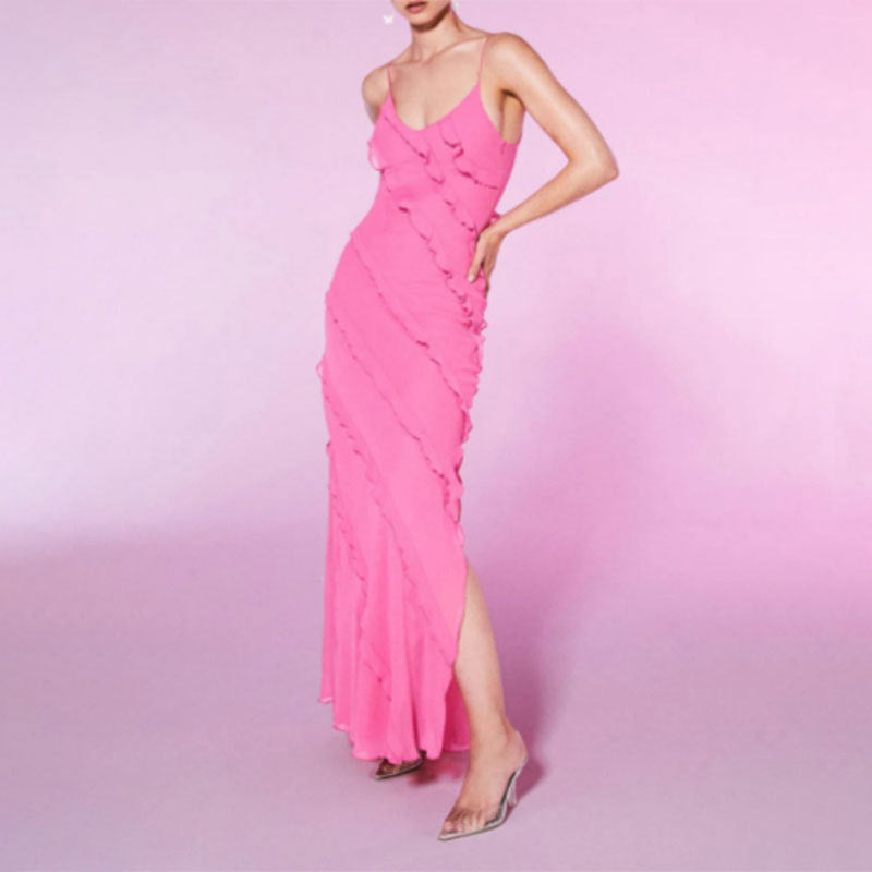 NTG Fad Dress Pink / S Elegant Maxi Dress