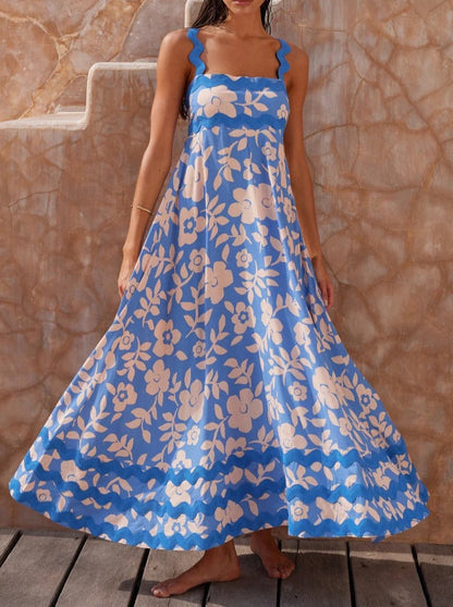 NTG Fad Dress Wave suspender skirt, elegant a-line dress