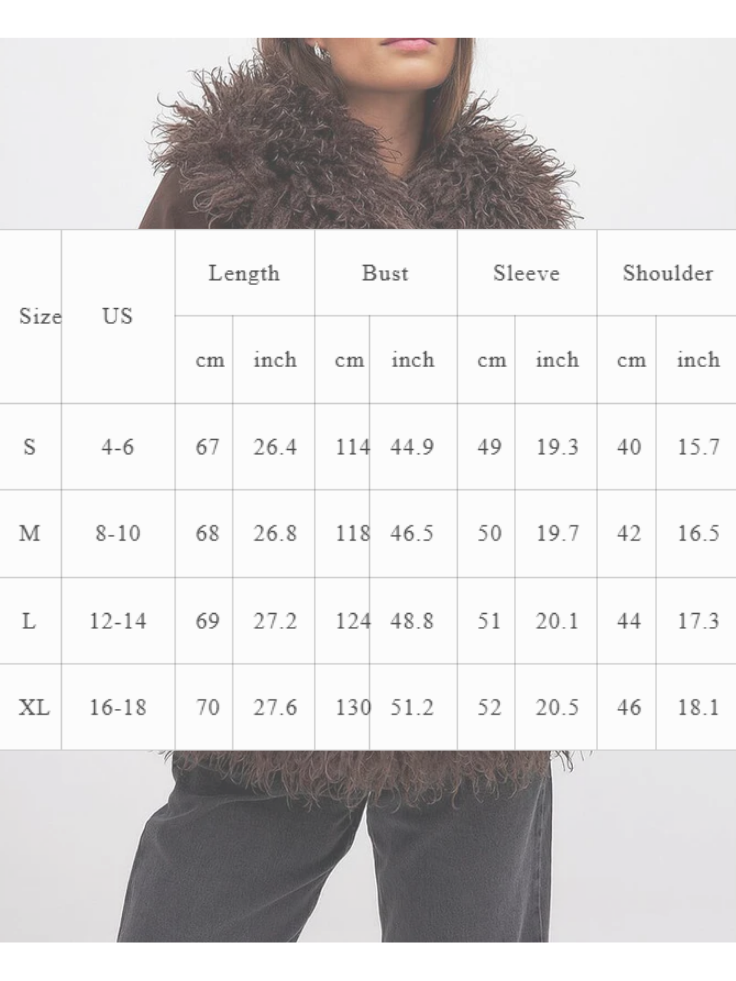 NTG Fad Faux Fur Brown Jacket