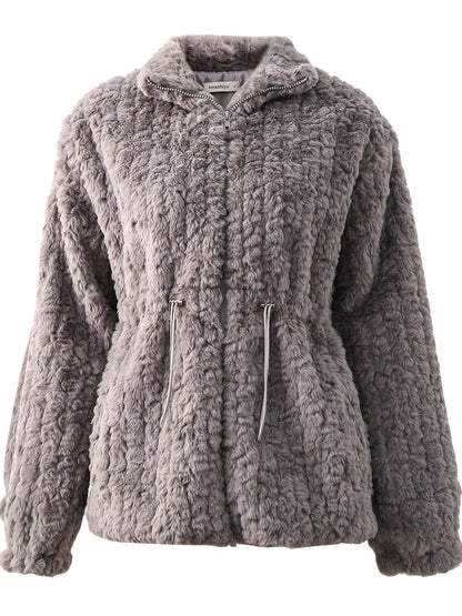 NTG Fad Gray / S Women's Faux Fur Coat