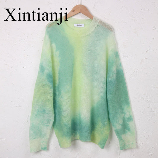 NTG Fad Green / S Xintianji Rainbow Sweaters