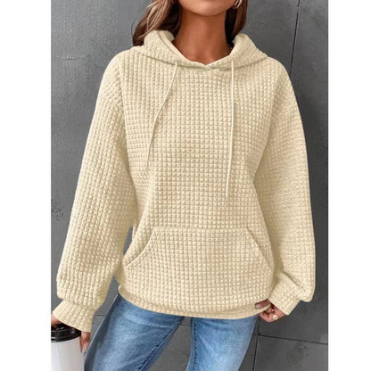 NTG Fad Hoodies & Sweatshirts Apricot / S Cool and chic textured sweater for women