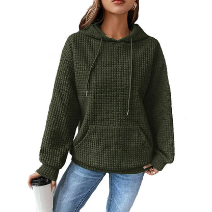 NTG Fad Hoodies & Sweatshirts Olive green / S Cool and chic textured sweater for women