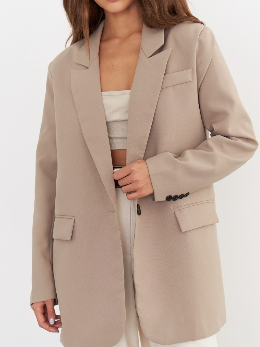 NTG Fad Khaki / S Loose Shoulder Pad Suit