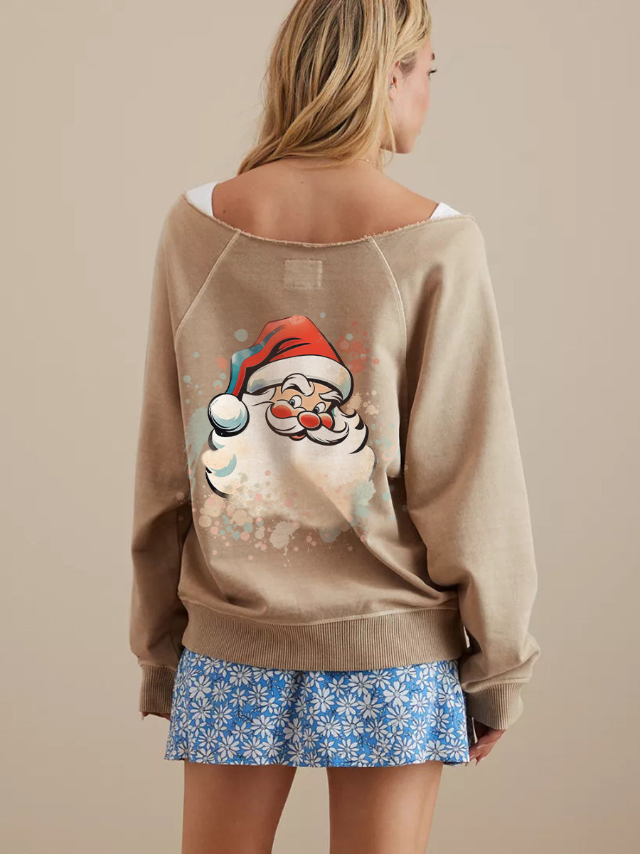 NTG Fad Khaki / S Xmas Printed Hoodie