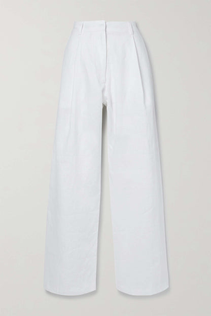 NTG Fad Linen Vest Shirt Trouser Suit-(Hand Make)