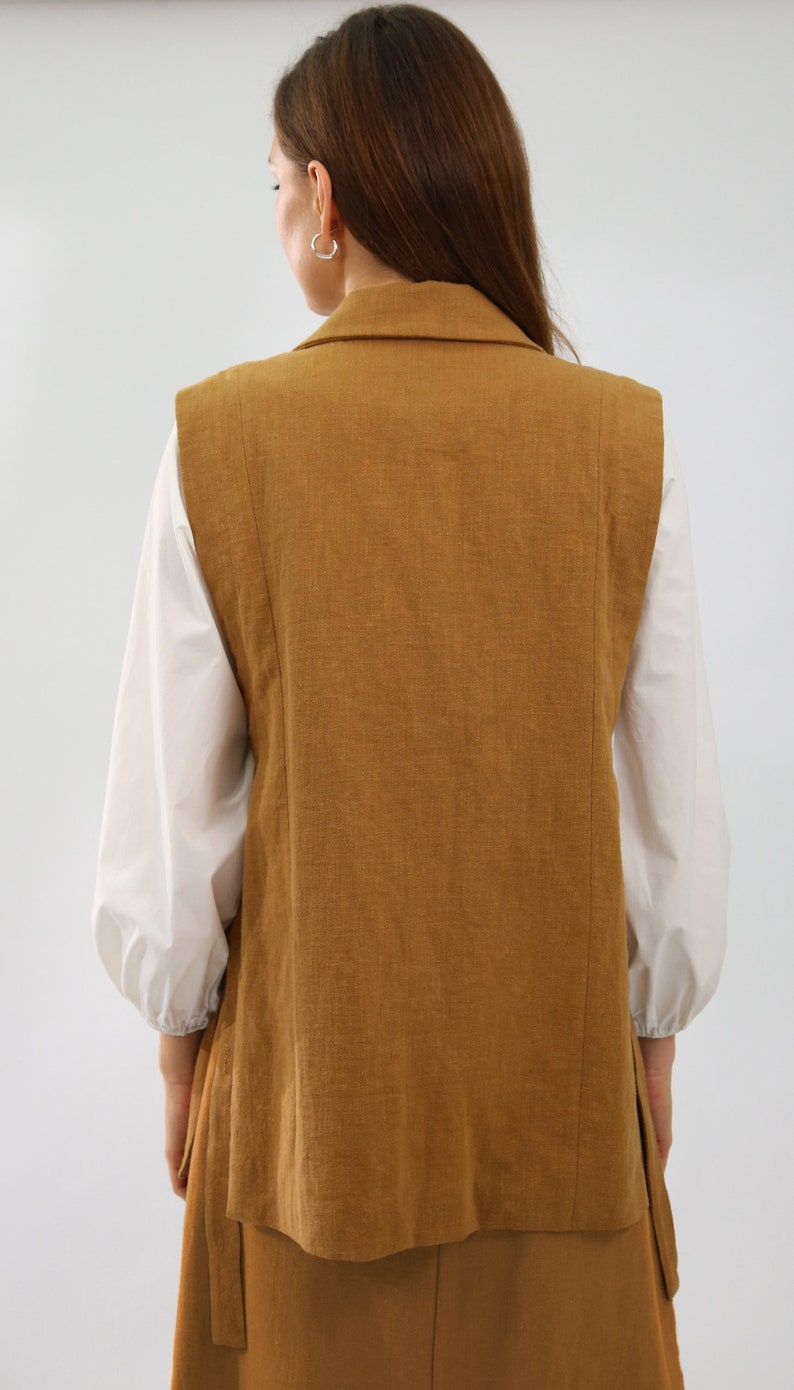 NTG Fad Linen Waistcoat For Woman