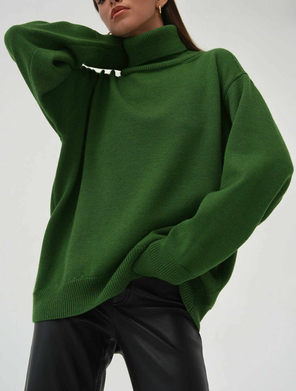 NTG Fad Loose Fit Turtleneck Sweater