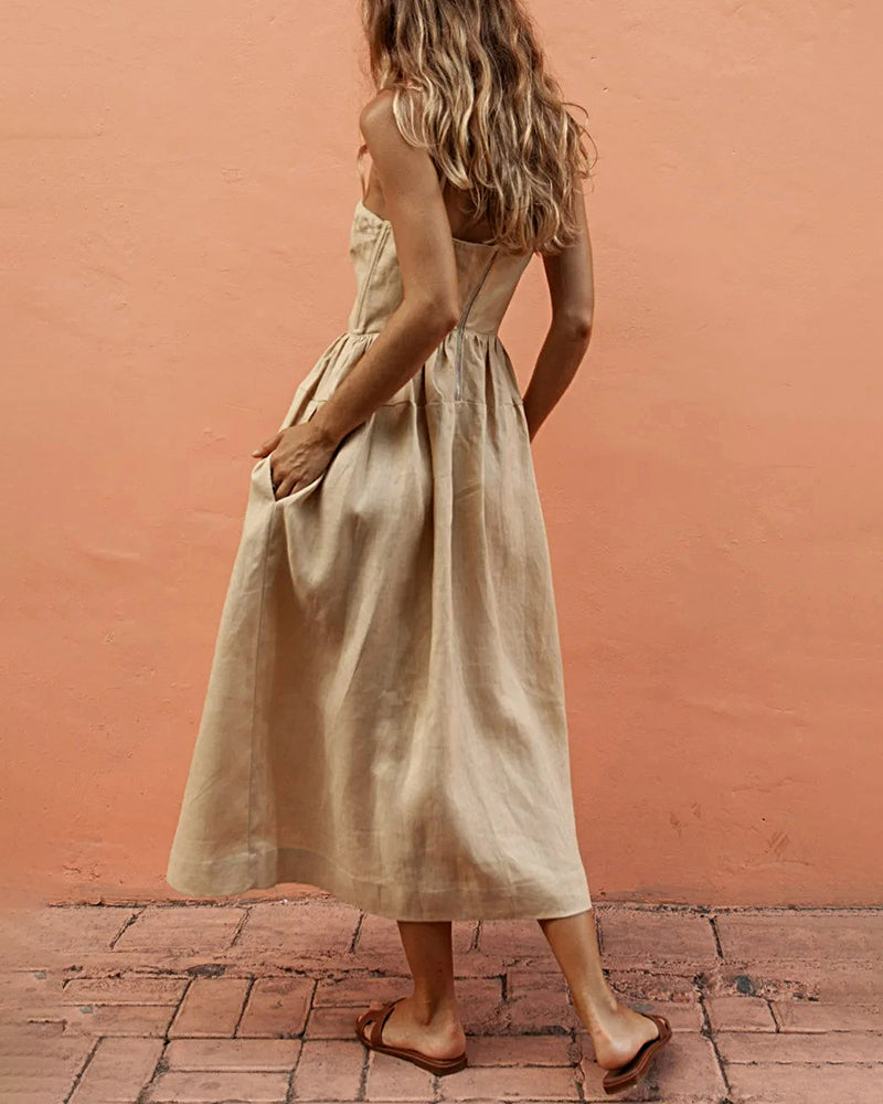 NTG Fad Maxi Dresses Classic Cotton Slip Dress