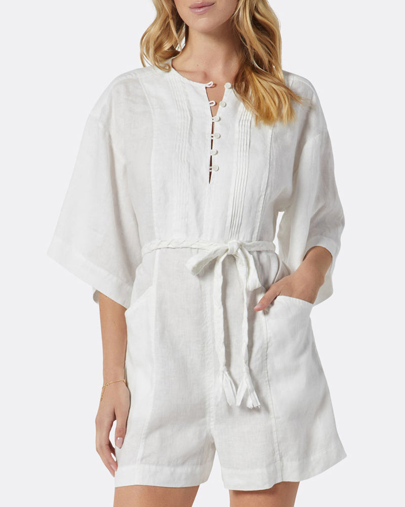 NTG Fad NTG Fad Relaxed Loose Linen Jumpsuit-(HAND MAKE)