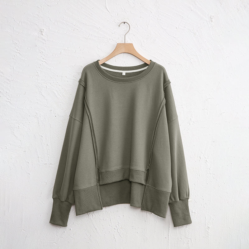 NTG Fad One Size / Green OVERSIZED COTTON CHIC SWEATSHIRTS（11 colors）