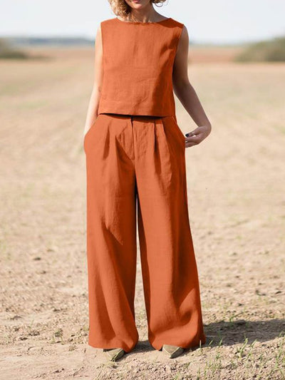 NTG Fad Orange / S Casual Simple Solid Color Suit
