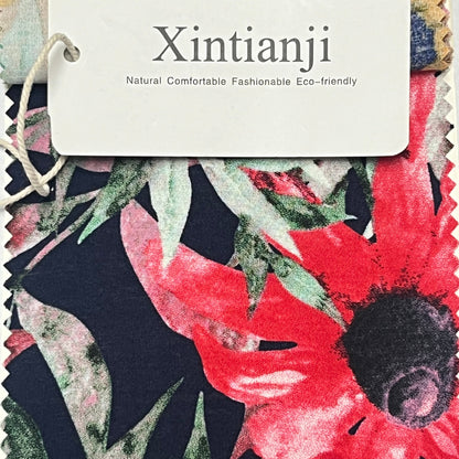 NTG Fad Pattern 1 / 100x140cm Xintianji Printing Rayon Fabric