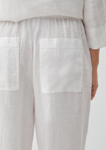 NTG Fad Pure linen elastic trousers-（Hand Made）