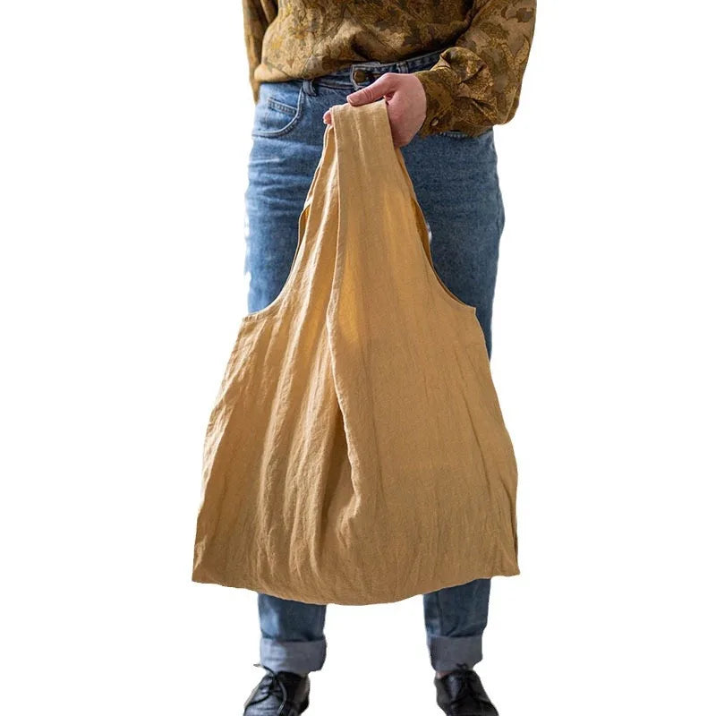 NTG Fad Retro Linen Shopping Bags Reusable Sundries Bags