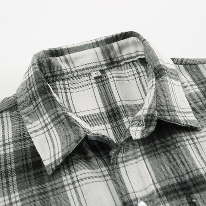 NTG Fad Shirts & Tops Classic Vintage Polyester-Cotton Check Shirt