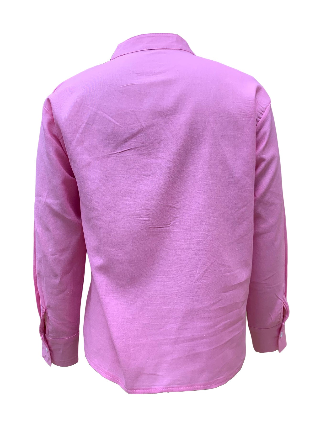 NTG Fad Shirts & Tops Stand Collar Casual Cotton Shirt